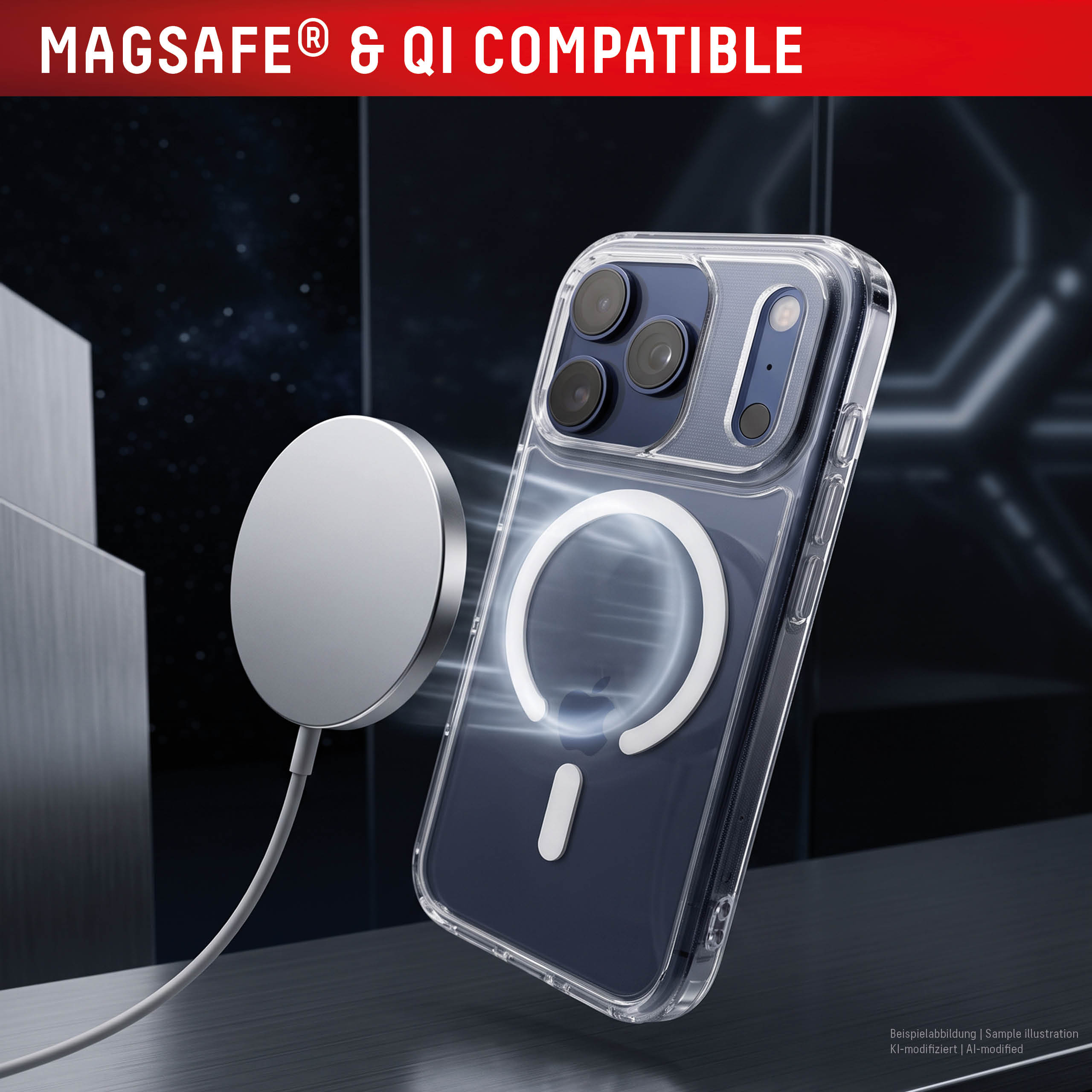 DISPLEX Clear Protective Case for iPhone 18 Pro / 17 Pro, MagSafe - Image 2