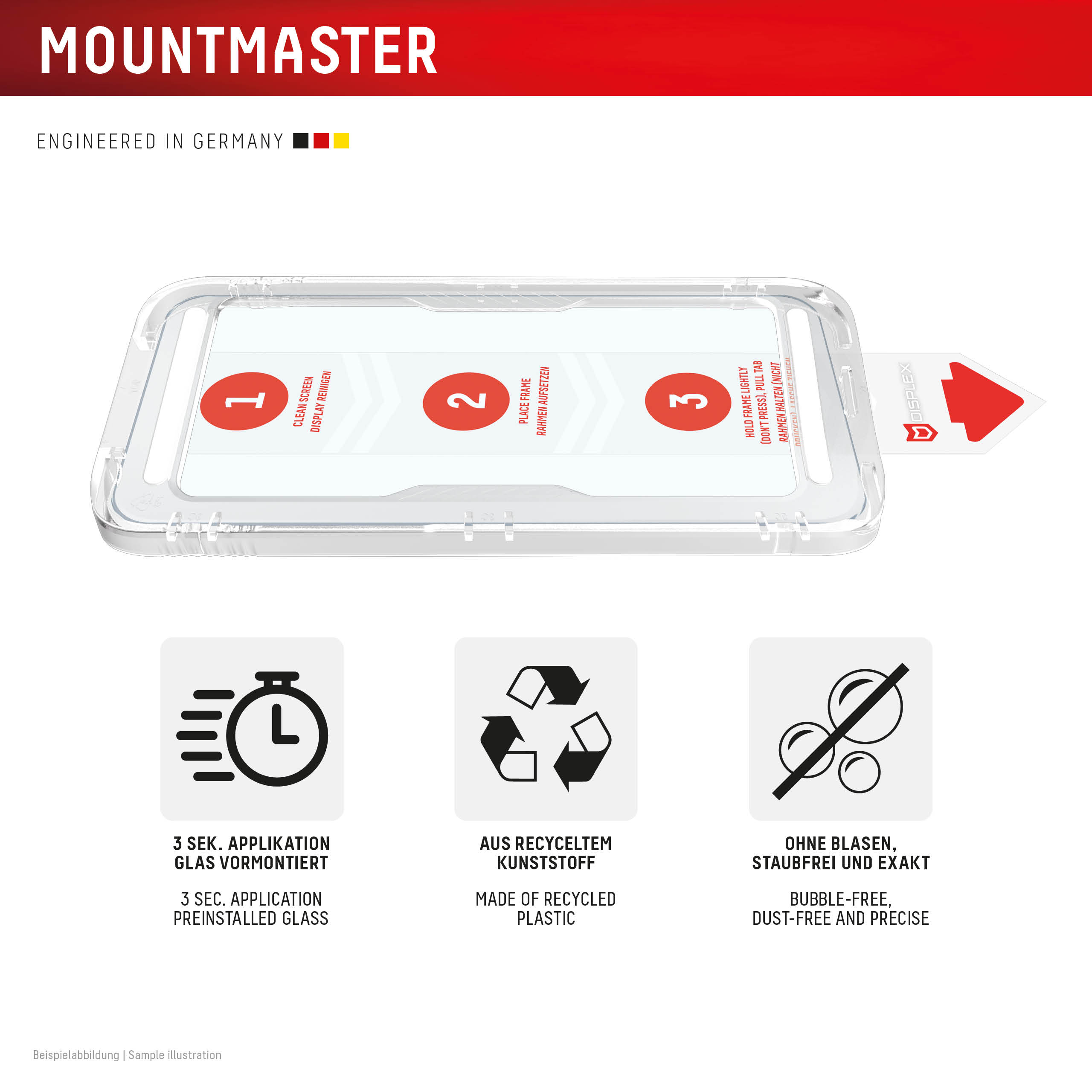 DISPLEX Screen Protector and Case for iPhone 17 Pro / 18 Pro, MountMaster - Image 4