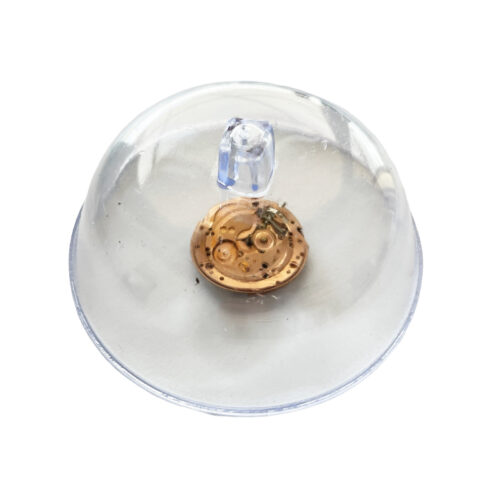 Dust transparent cover for watch parts and movements Ø 90 mm