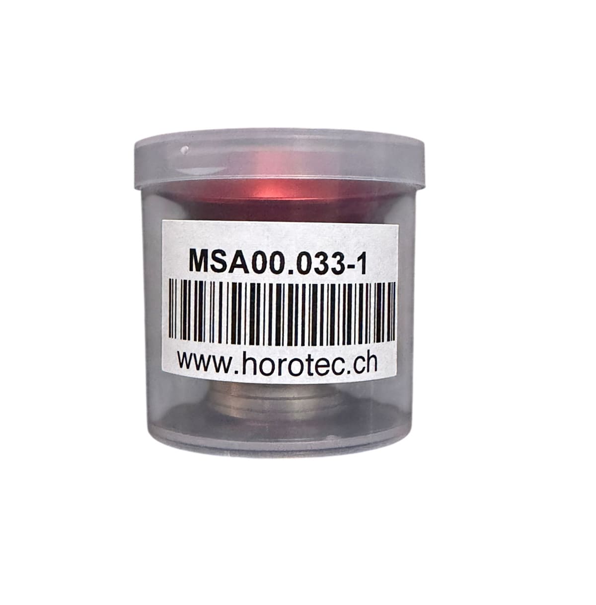 Horotec Red Anodized Loupe 10.0x MSA00.033-1 Watchmaker Eyeglass 25mm Lens - Image 2