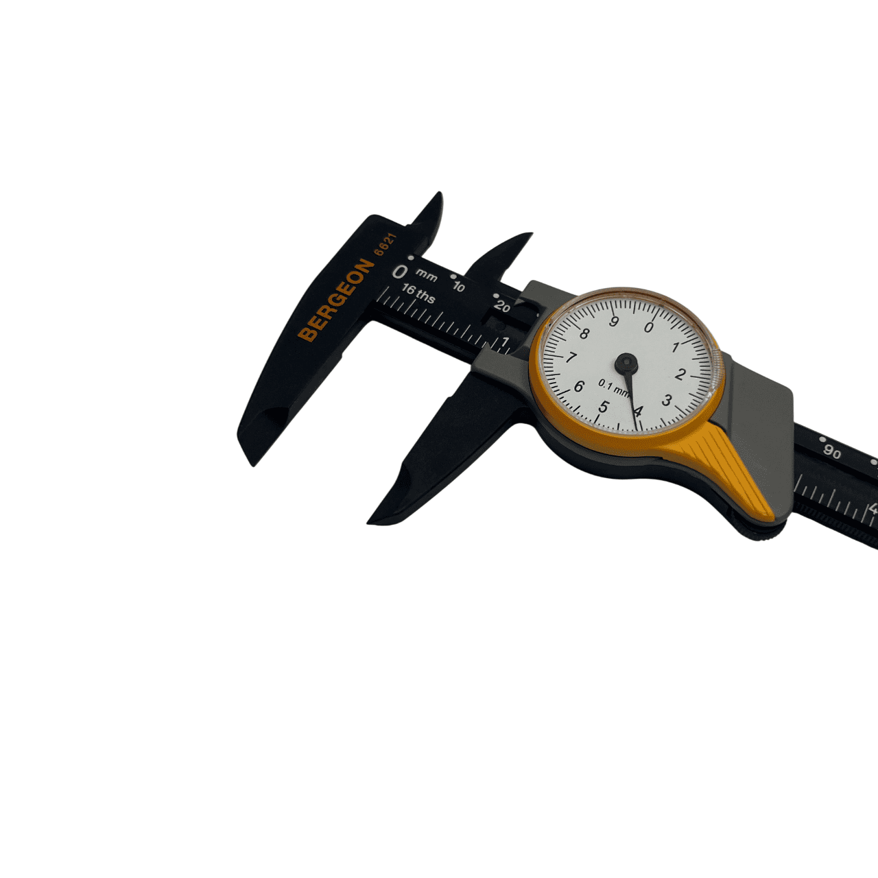 Bergeon 6621 Plastic Sliding Caliper with Dial, 0–150 mm / 0–6 Inches - Image 4