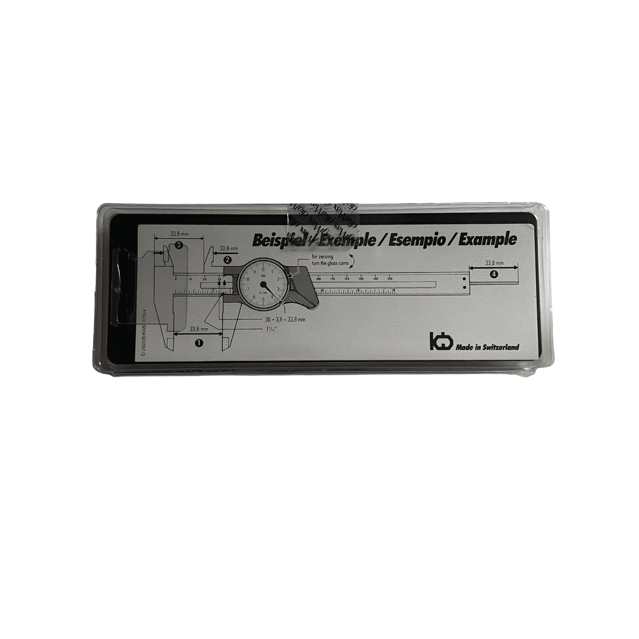 Bergeon 6621 Plastic Sliding Caliper with Dial, 0–150 mm / 0–6 Inches - Image 10