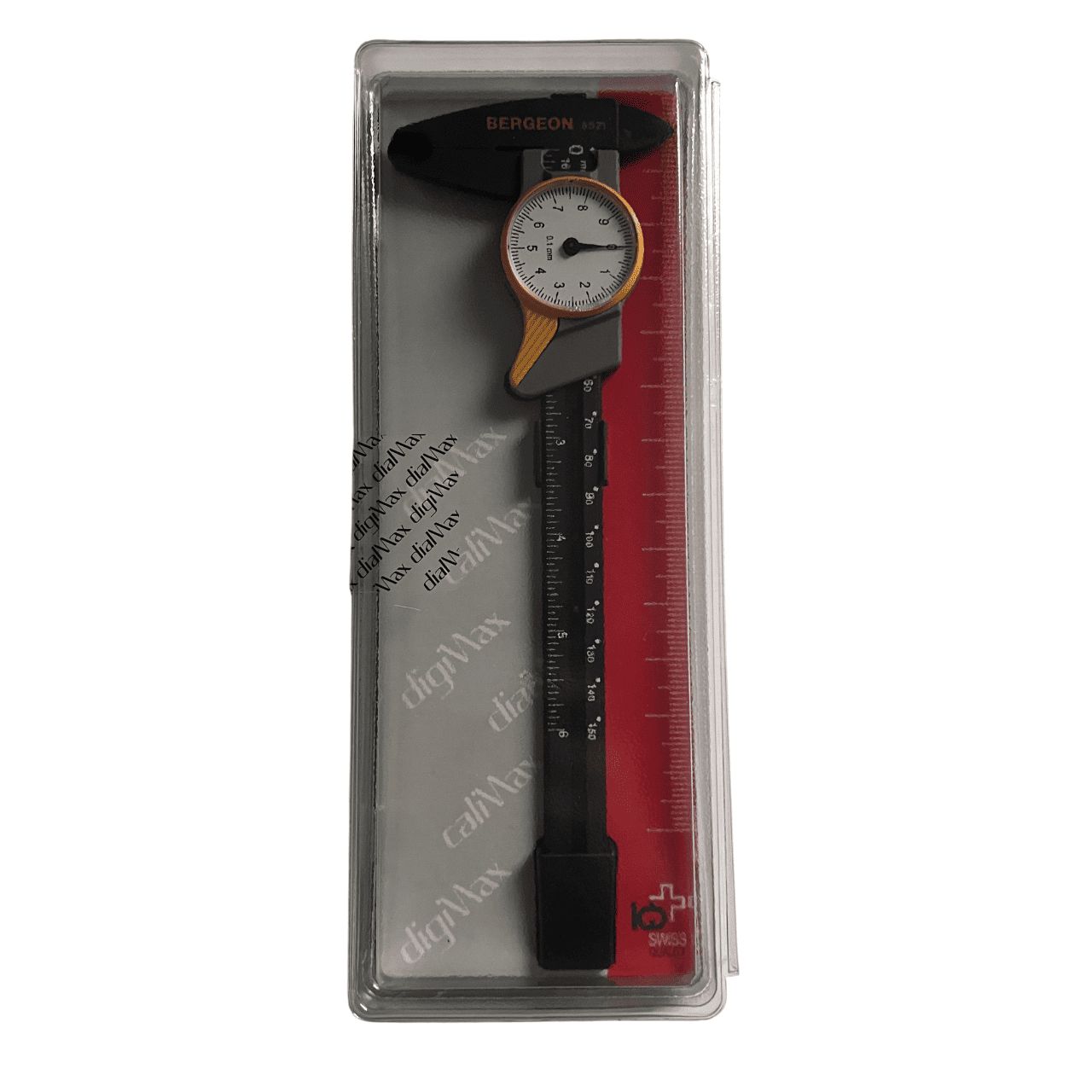 Bergeon 6621 Plastic Sliding Caliper with Dial, 0–150 mm / 0–6 Inches - Image 11