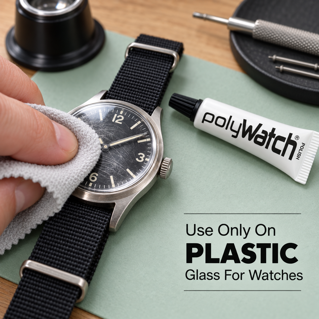 Polywatch Scratch Removal Plastic/Acrylic Watch Glasses Repair 5 ml - Image 6