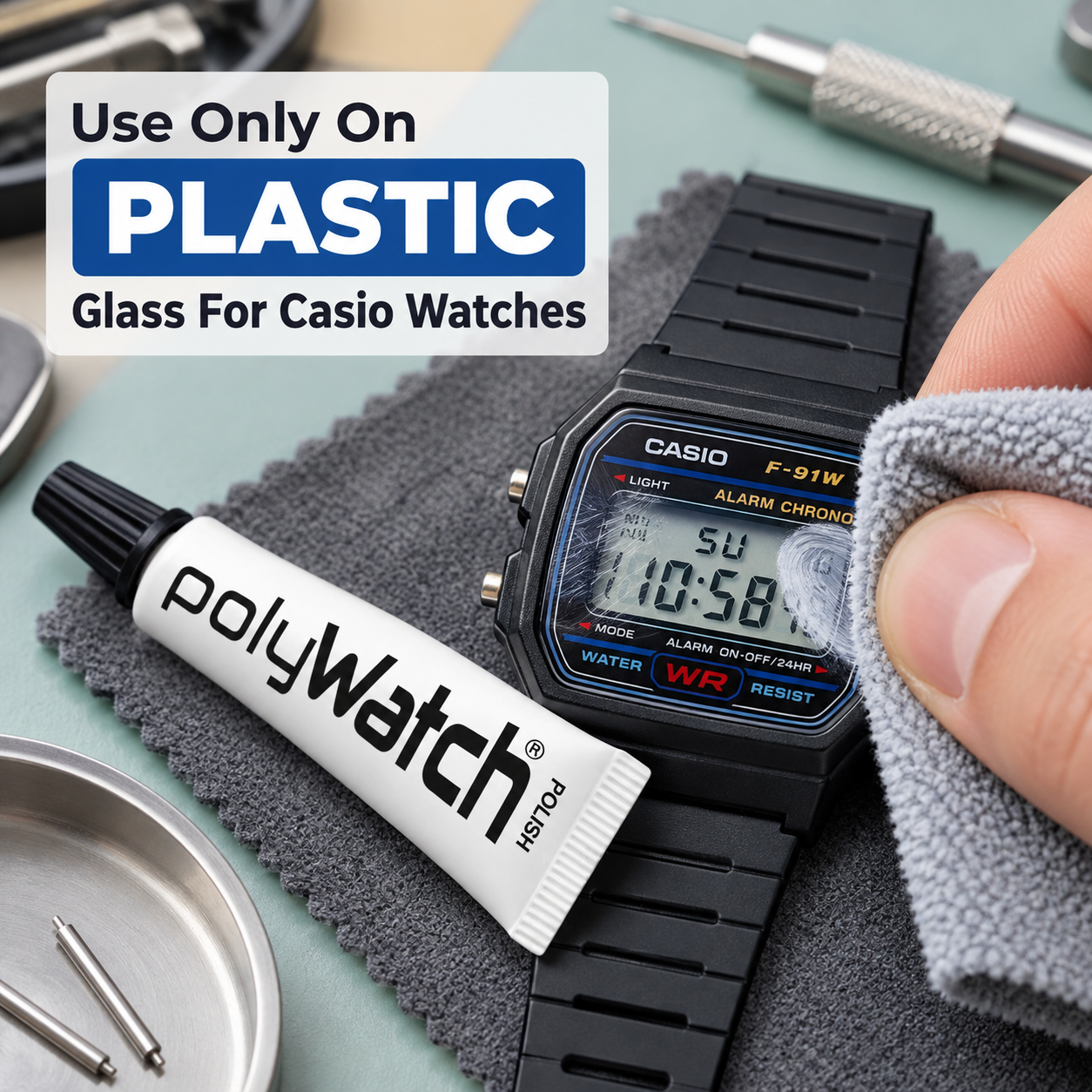 Polywatch Scratch Removal Plastic/Acrylic Watch Glasses Repair 5 ml - Image 9