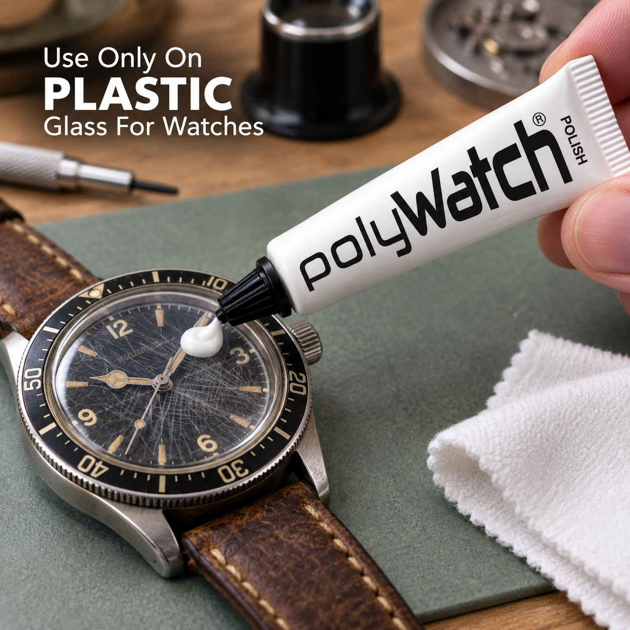 Polywatch Scratch Removal Plastic/Acrylic Watch Glasses Repair 5 ml - Image 8