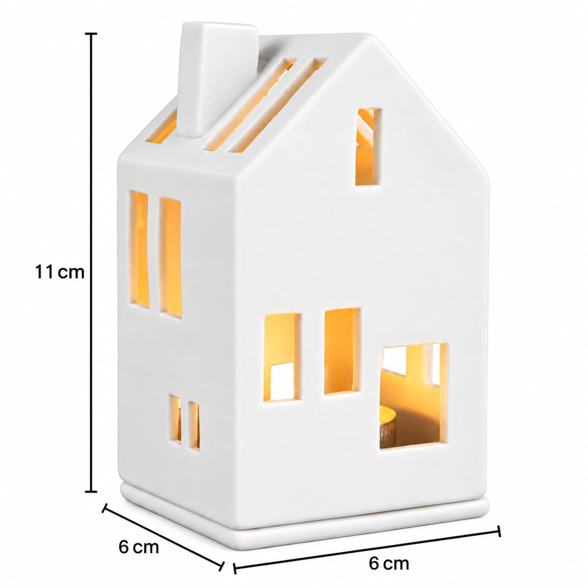 Räder Living Mini Light House – Residential Porcelain Tealight Holder - Image 4