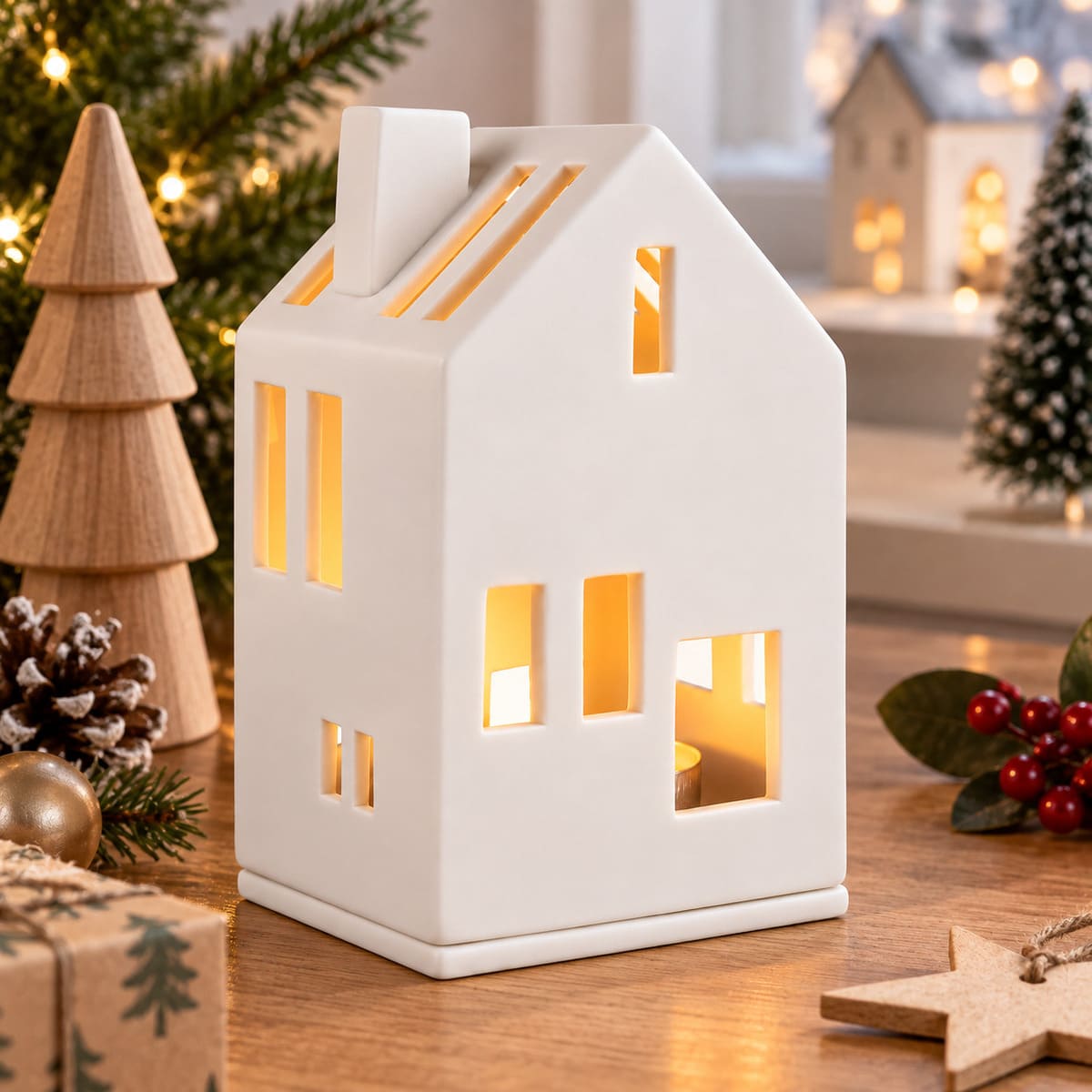 Räder Living Mini Light House – Residential Porcelain Tealight Holder - Image 7
