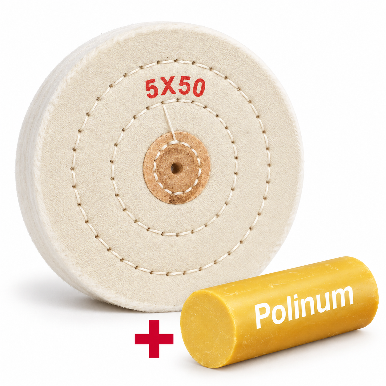 Polinum High-Gloss Polishing Set for Platinum, Gold and Stainless Steel 125 mm - Image 4