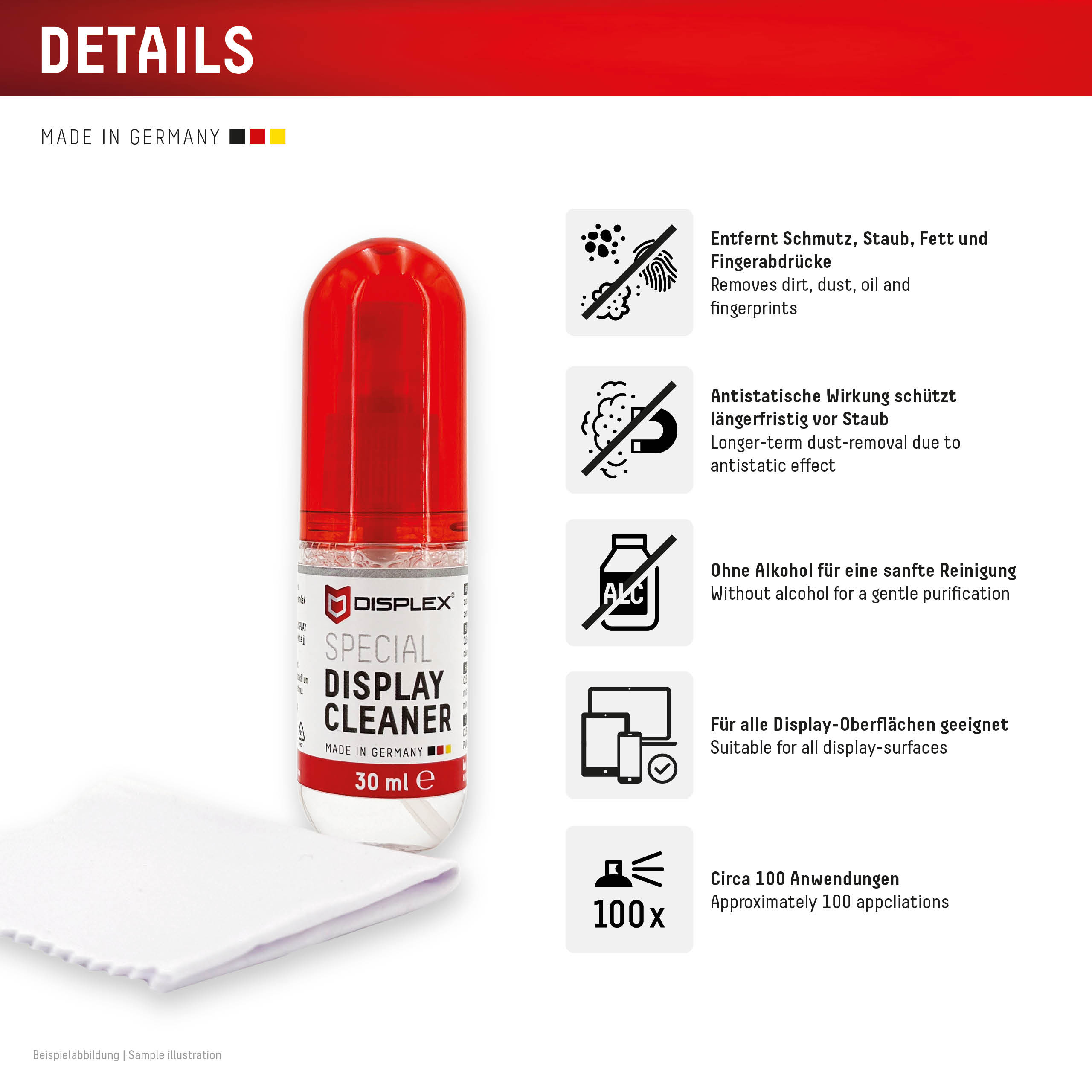 DISPLEX Special Display Cleaner 30 ml - Image 2