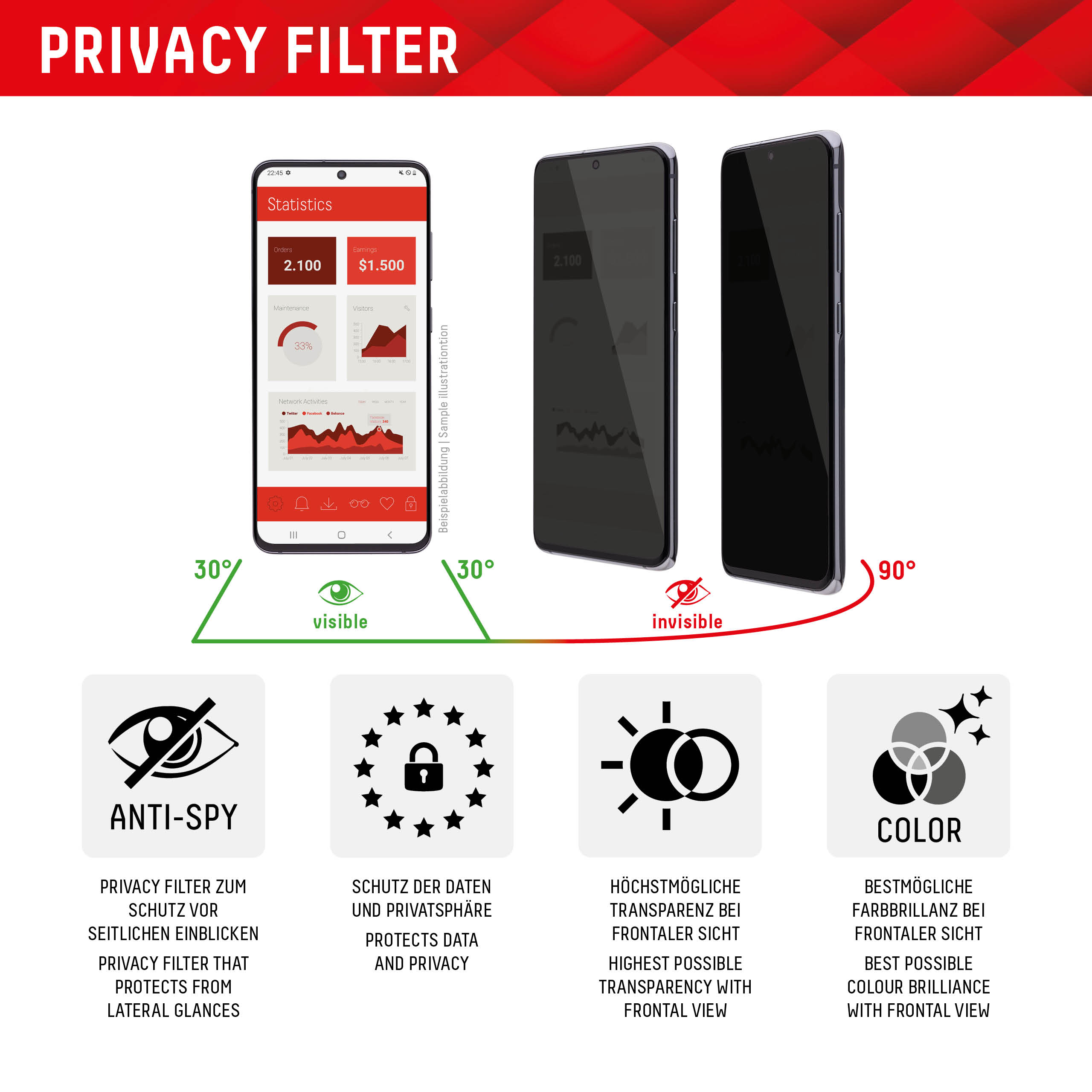 IPHONE 15, IPHONE 15 PRO PRIVACY SCREEN PROTECTOR - Image 7