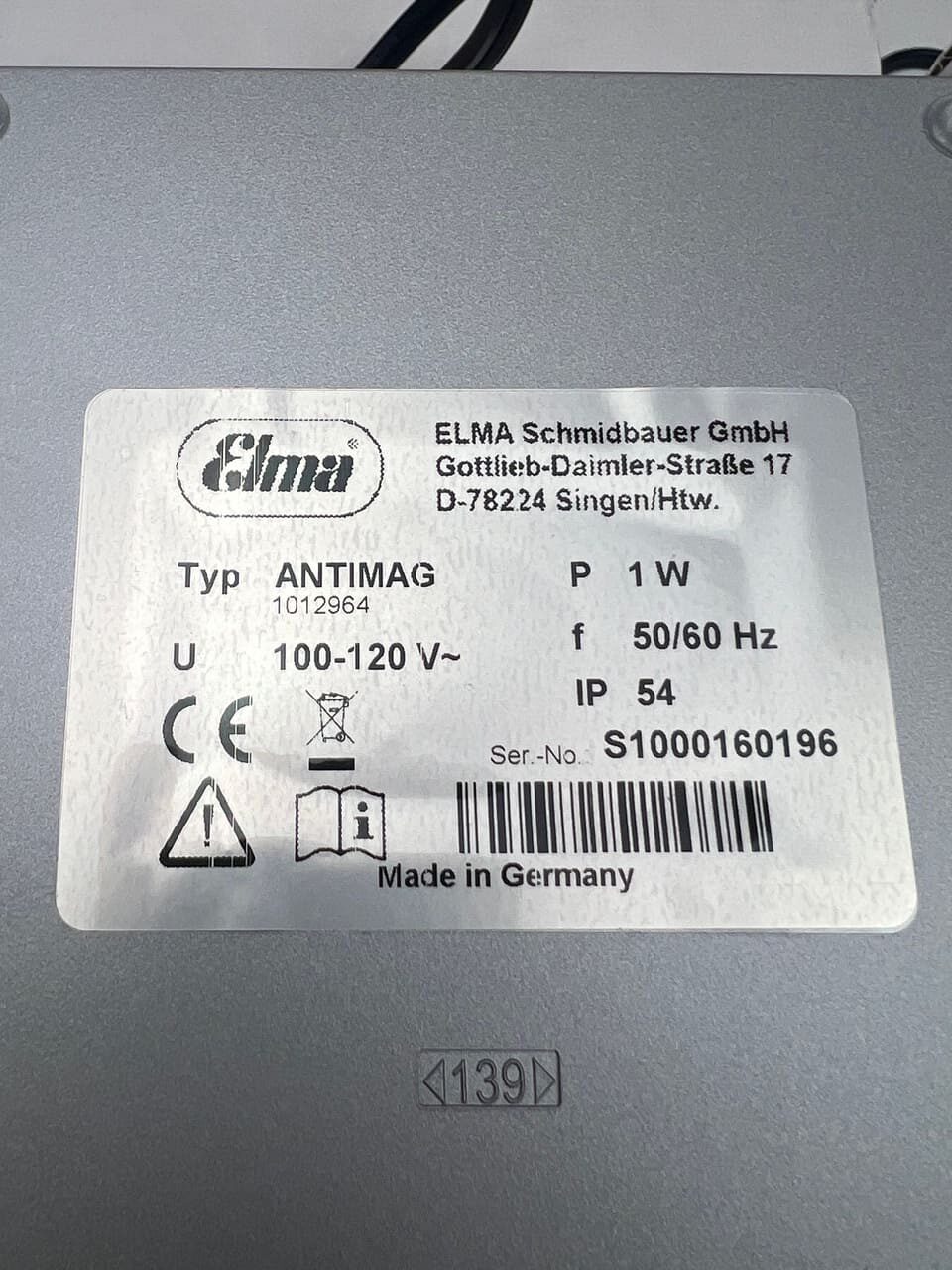 ELMA Antimag Demagnetiser 100–120 V USA Open Box - Image 9