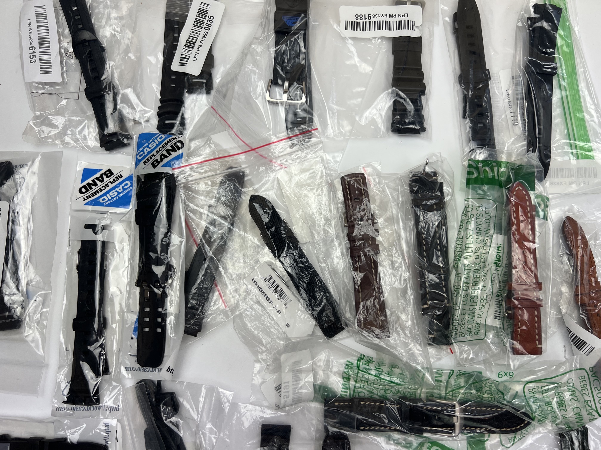 Hirsch Mixed Lot of 22 Watch Straps and 1 Buckle - Image 4