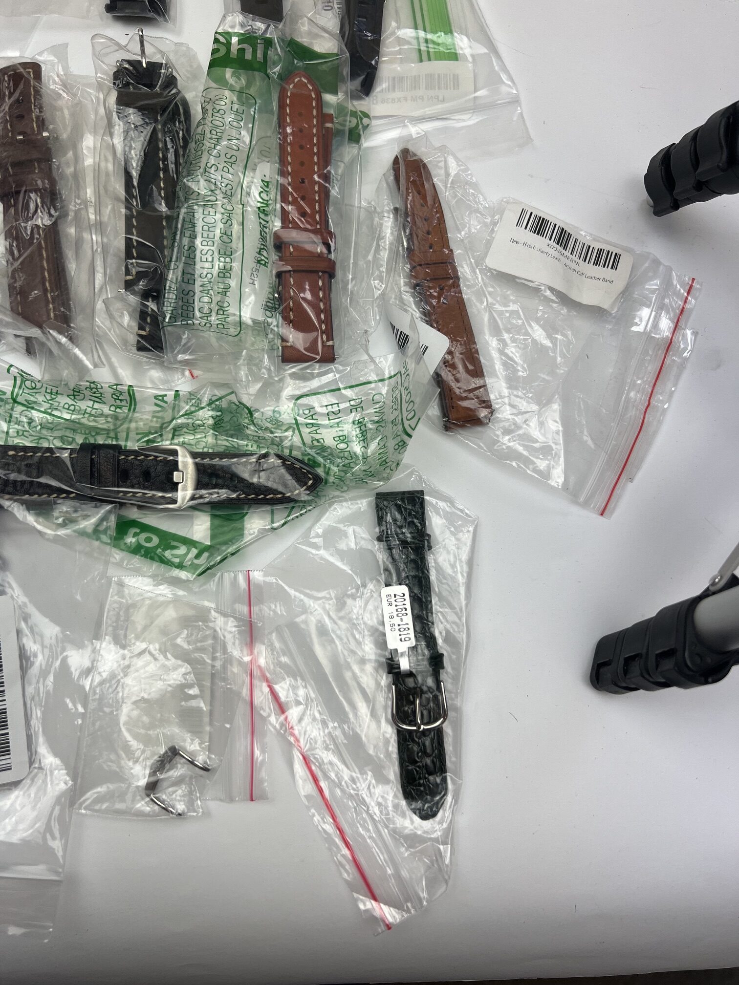 Hirsch Mixed Lot of 22 Watch Straps and 1 Buckle - Image 11