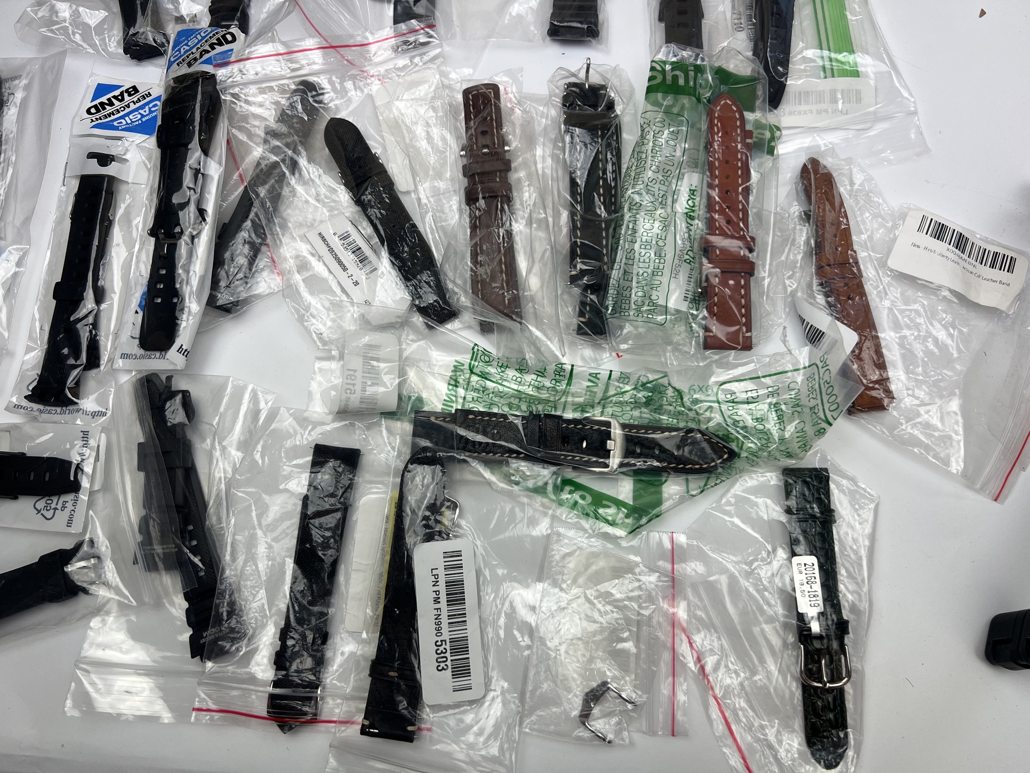 Hirsch Mixed Lot of 22 Watch Straps and 1 Buckle - Image 6