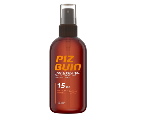 Piz Buin Tan & Protect Tan Accelerating Oil Spray SPF 15, 150 ml