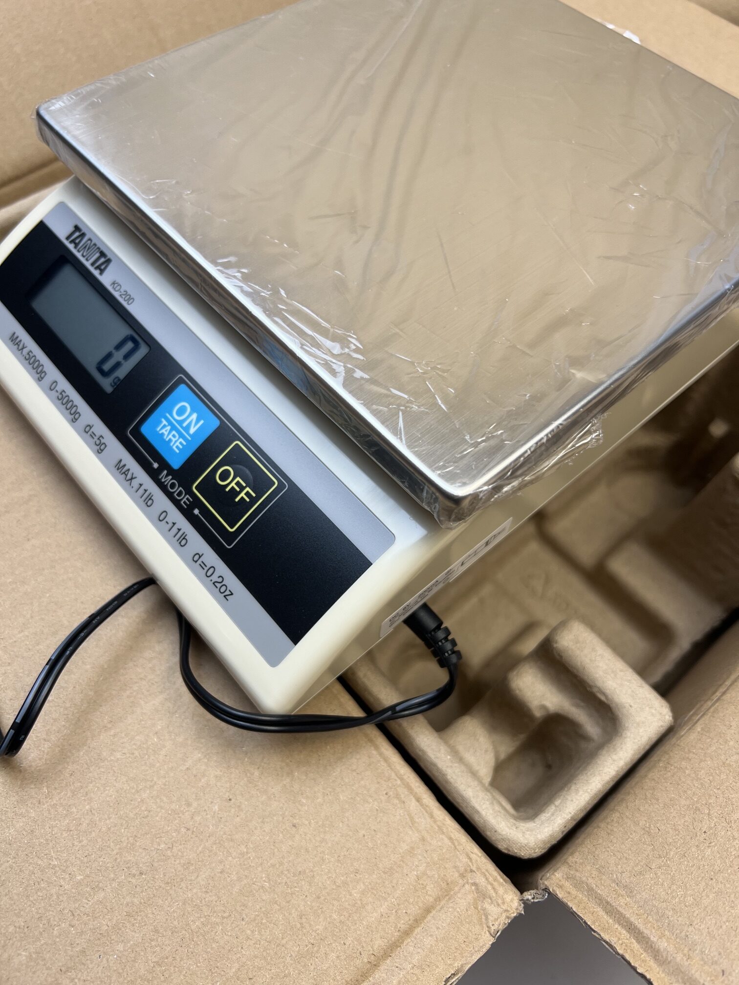 Tanita KD-200-510 Digital Scale 5000 g, Open Box, New