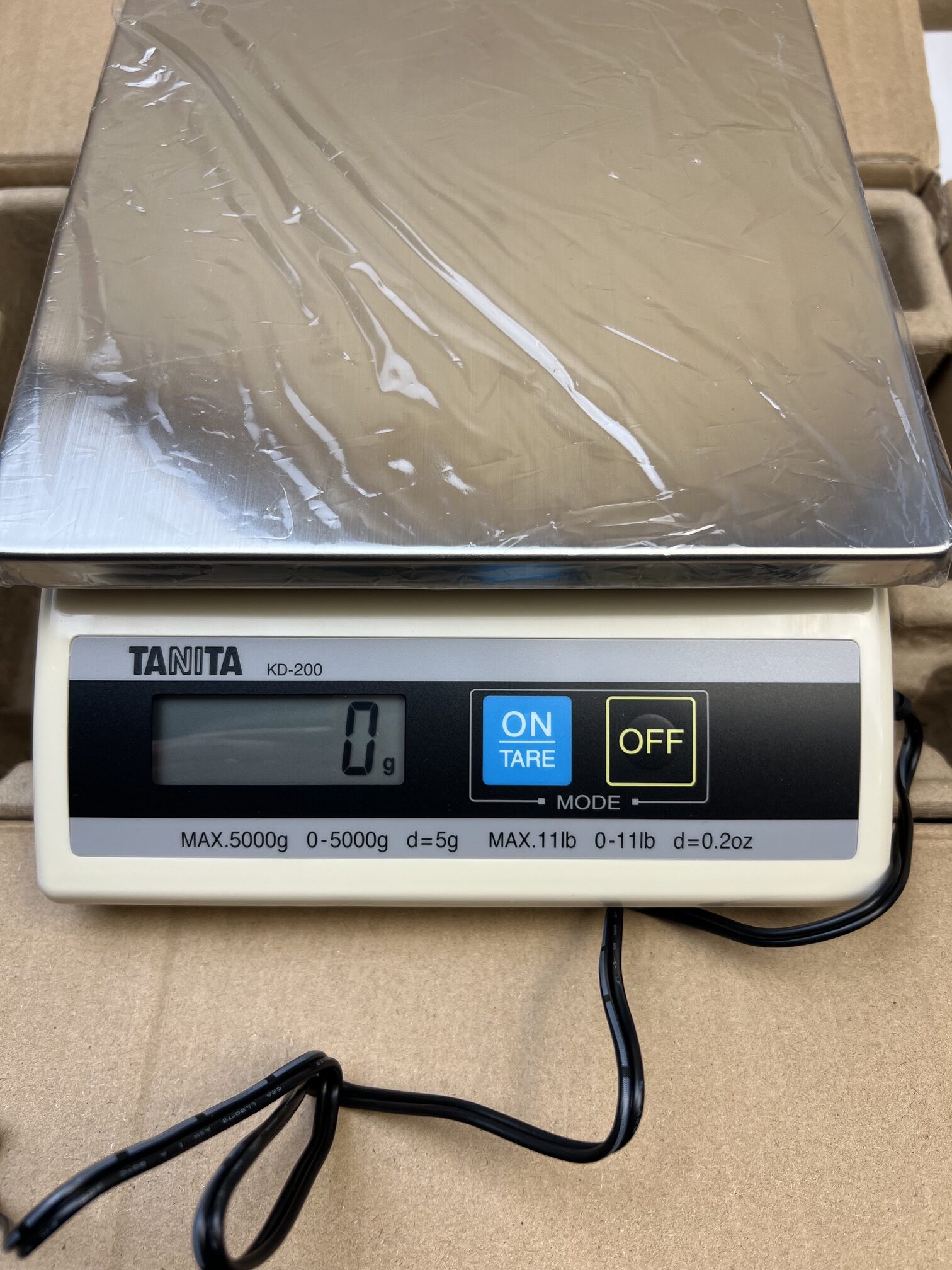 Tanita KD-200-510 Digital Scale 5000 g, Open Box, New - Image 6