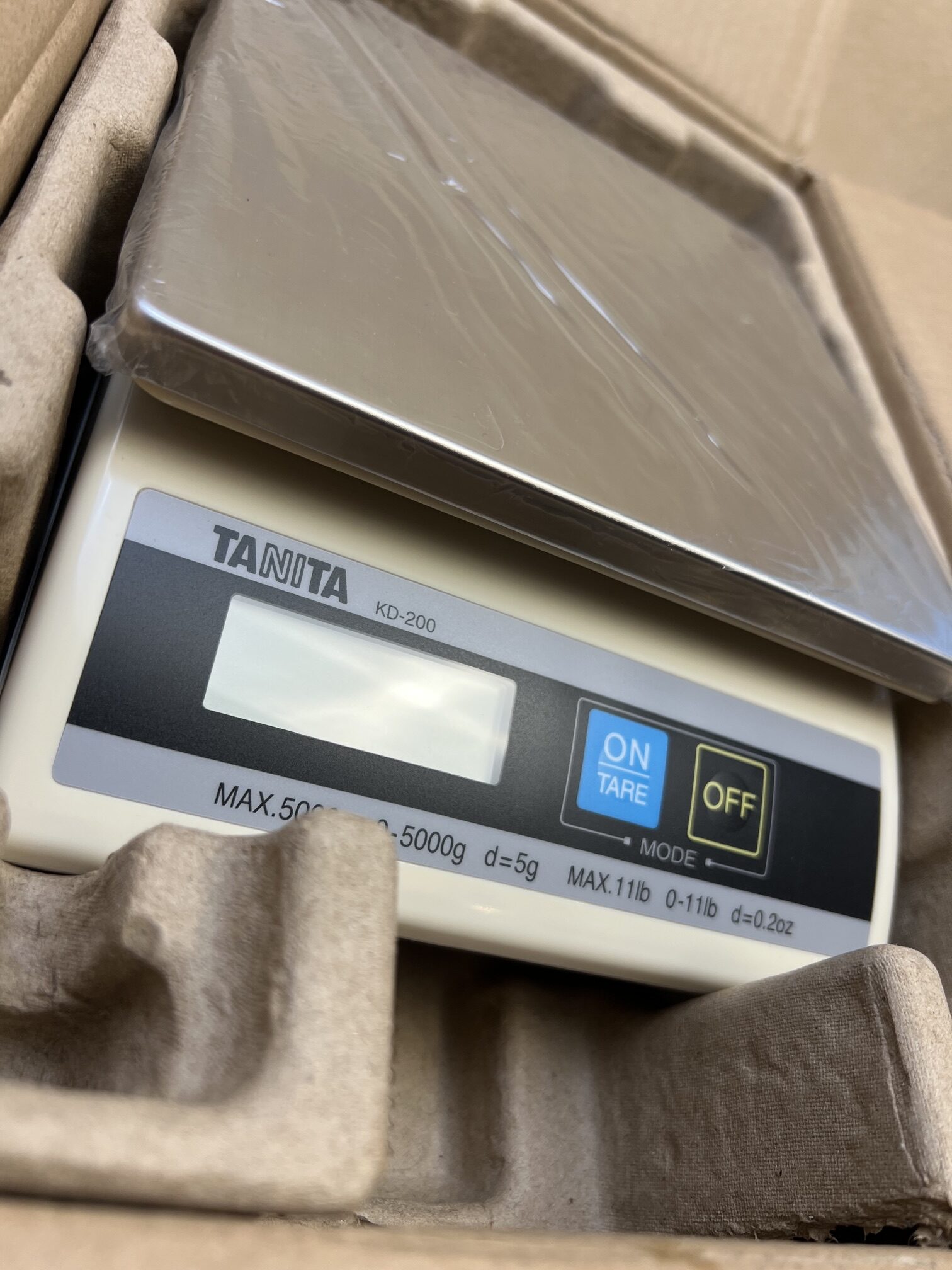 Tanita KD-200-510 Digital Scale 5000 g, Open Box, New - Image 5