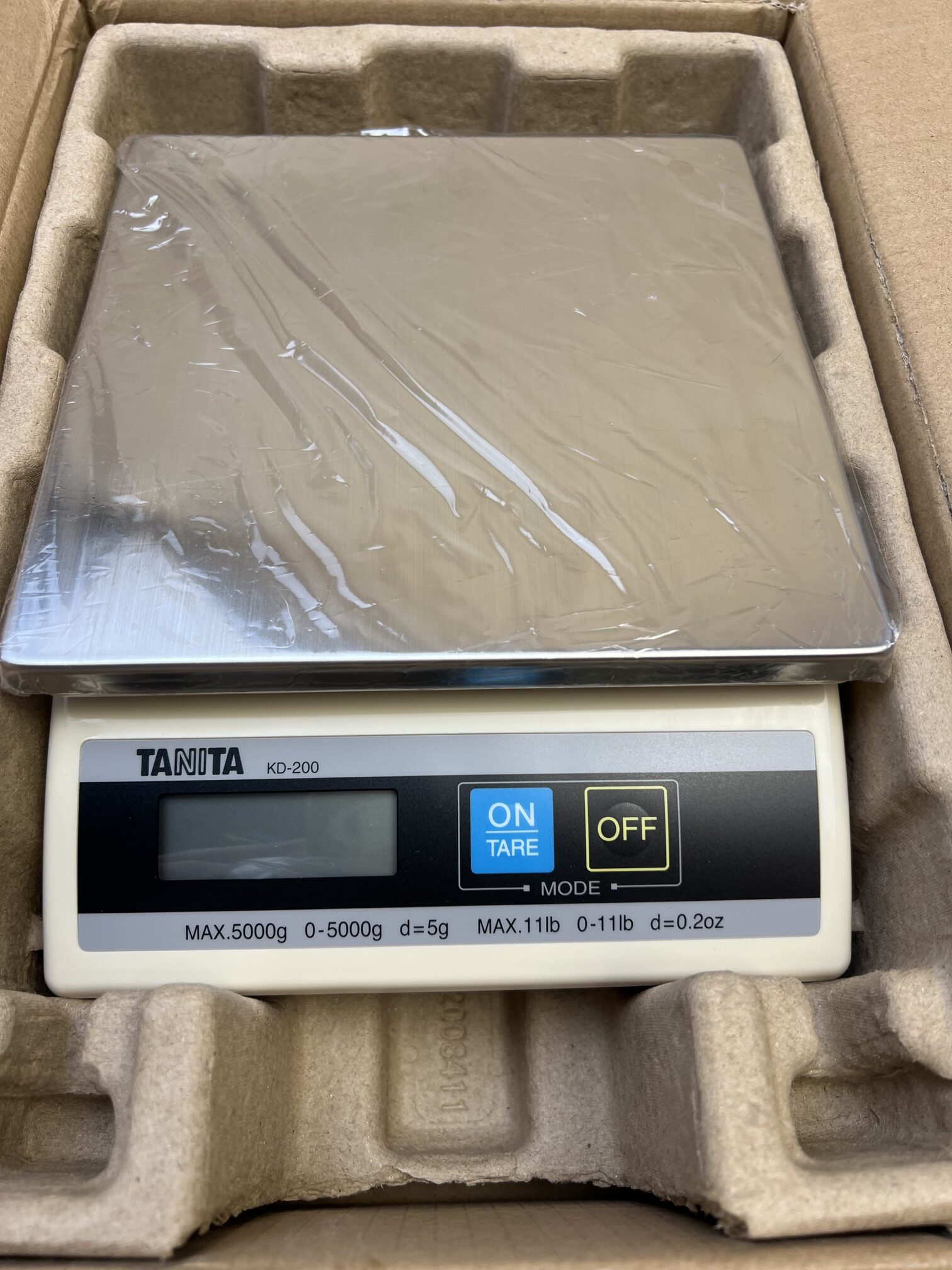 Tanita KD-200-510 Digital Scale 5000 g, Open Box, New - Image 4