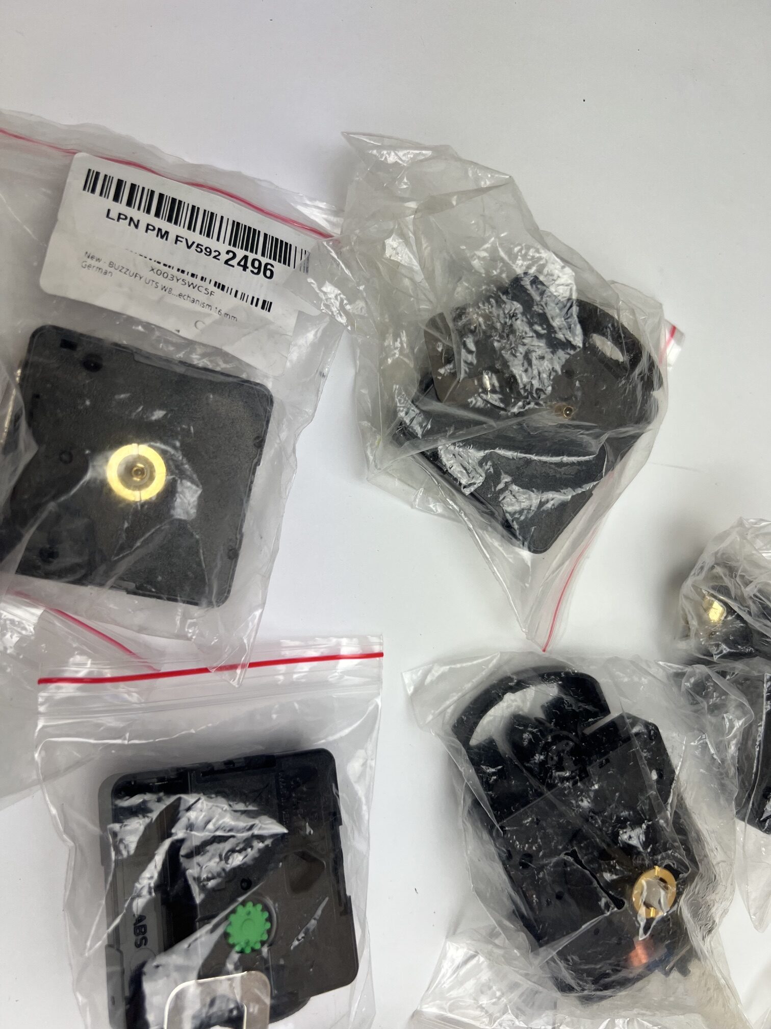 Mixed UTS Quartz Clock Movements Lot, 10 Pack, Sold as is - Image 2