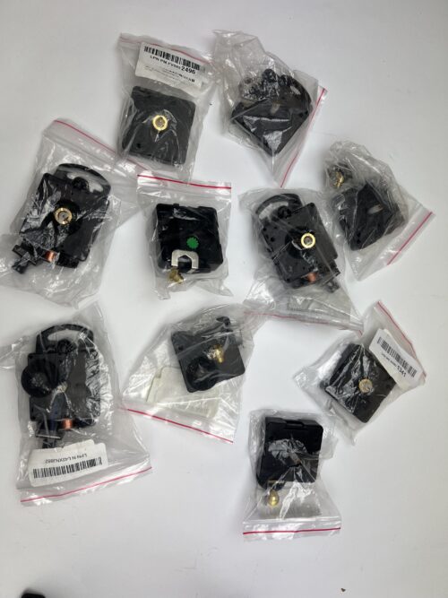 Mixed UTS Quartz Clock Movements Lot, 10 Pack, Sold as is
